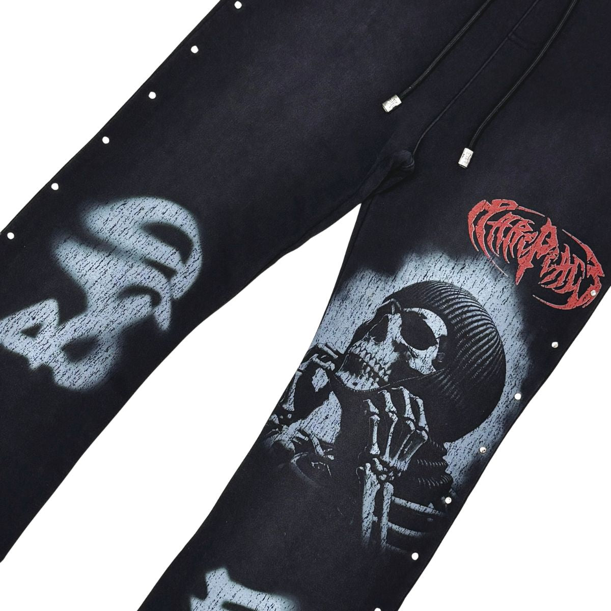 Rare Peace Men’s Stacked Jogger Hoodie Set W/ Rhinestones