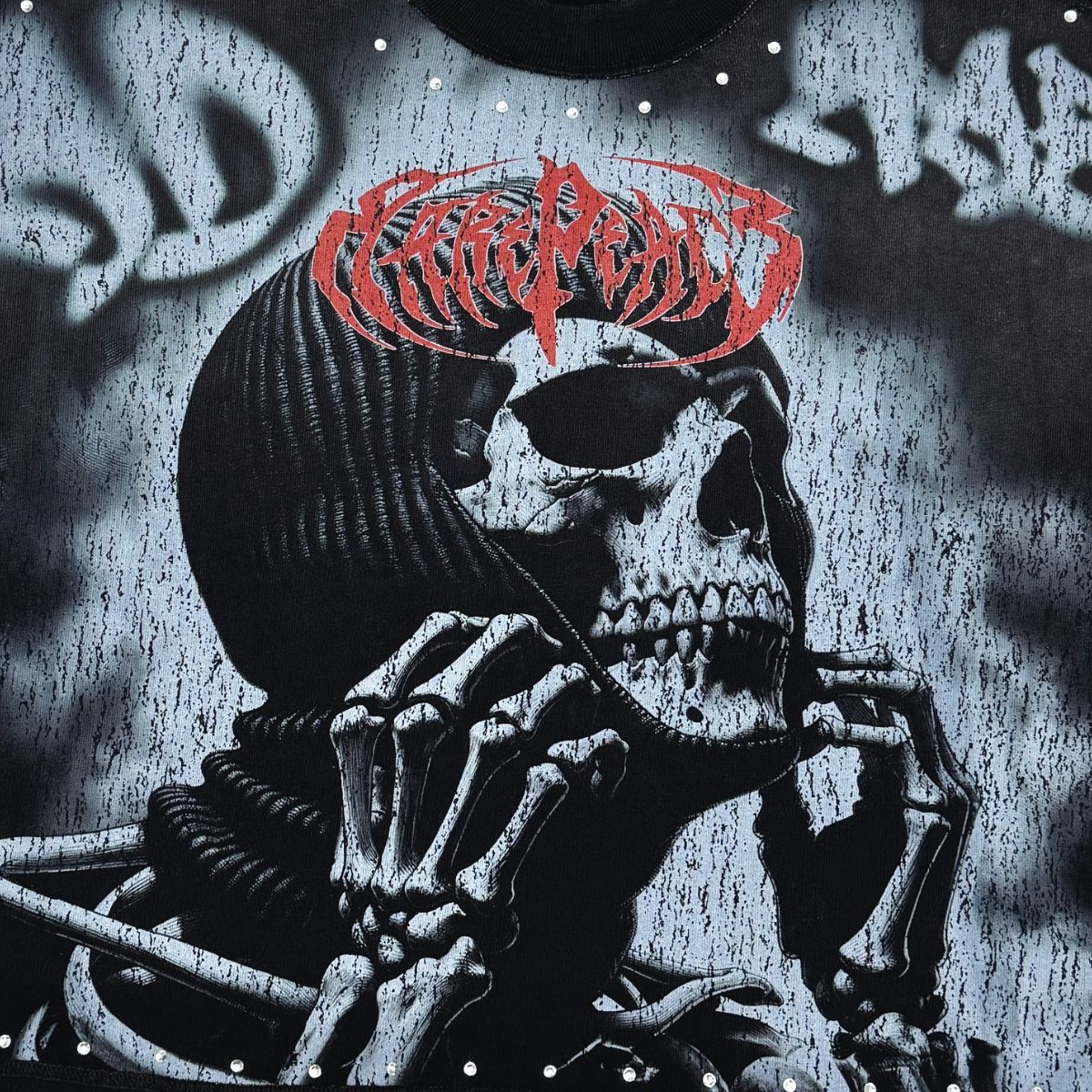 Rare Peace Men’s Washed Heavy Tee w/ Rhinestone Detail
