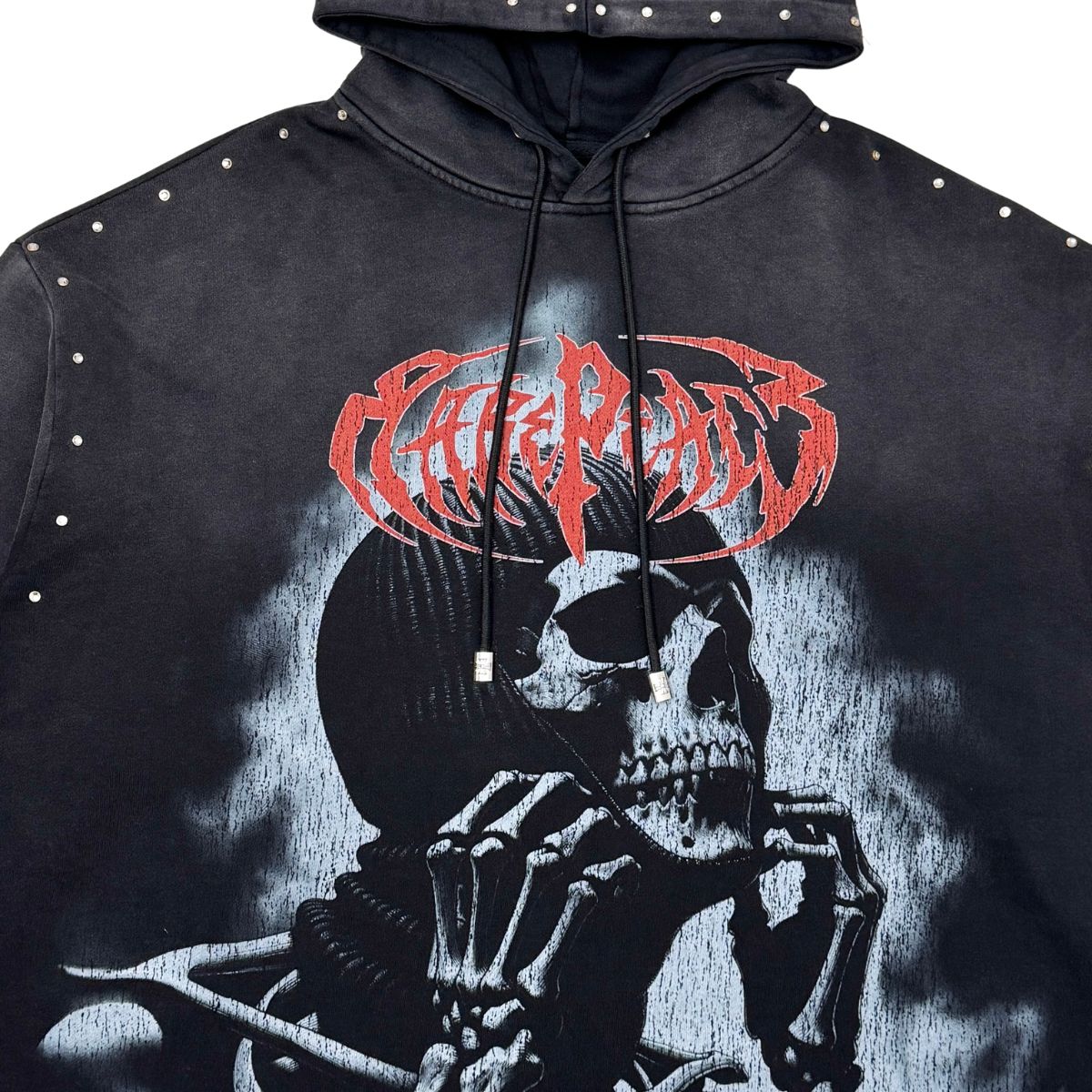 Rare Peace Men’s Stacked Jogger Hoodie Set W/ Rhinestones