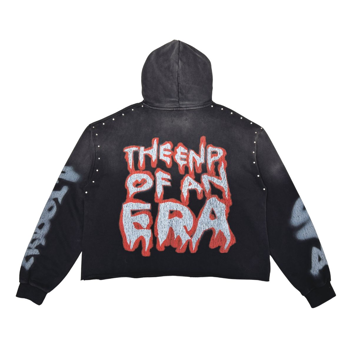 Rare Peace Men’s Stacked Jogger Hoodie Set W/ Rhinestones