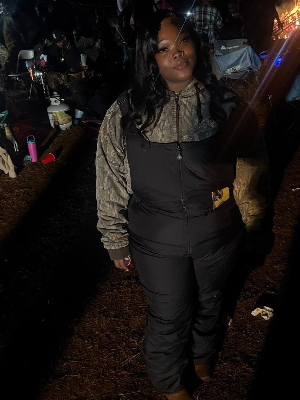 Men’s $treetwear Black Insulated Trap suit