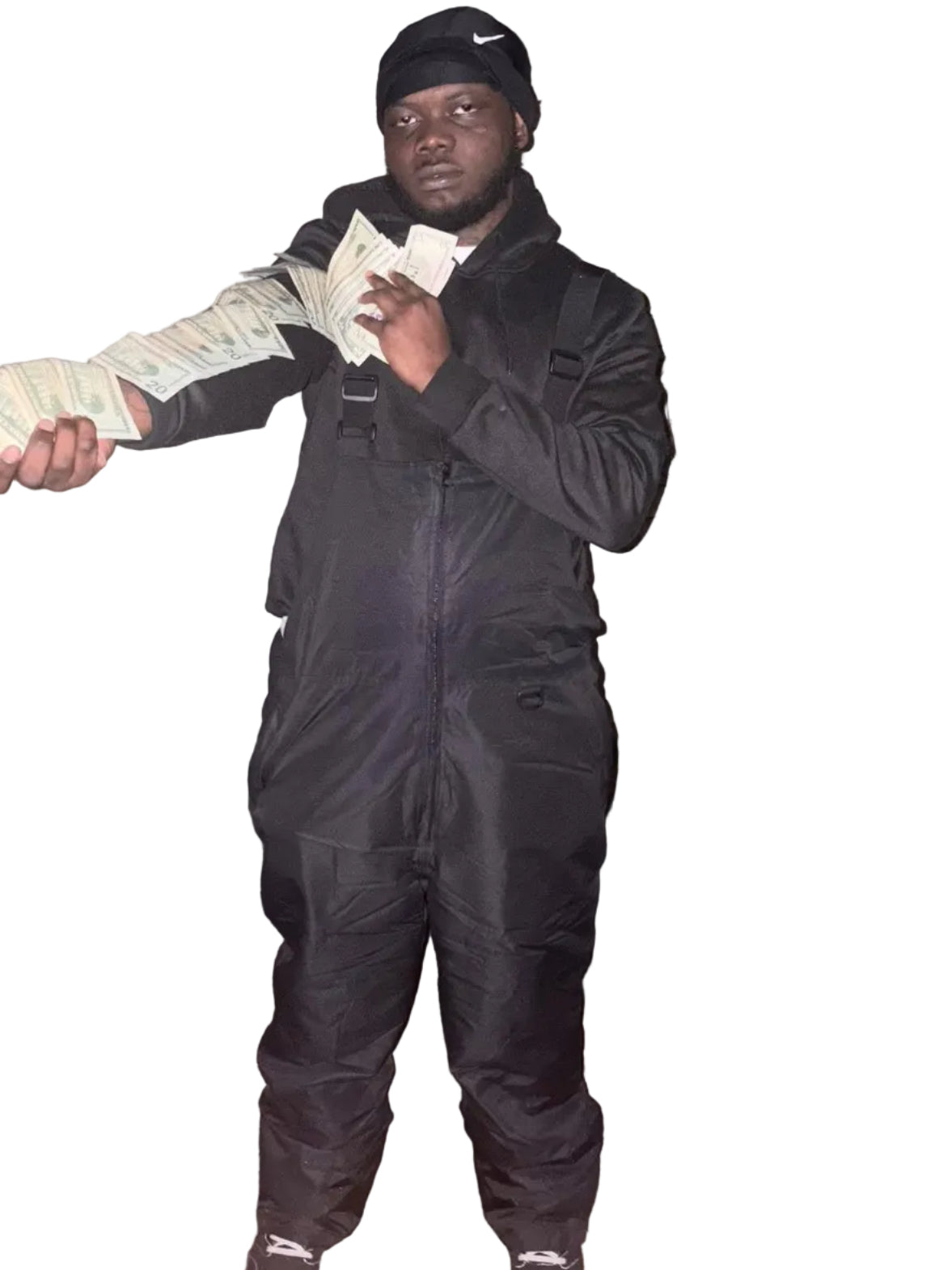 Men’s $treetwear Black Insulated Trap suit